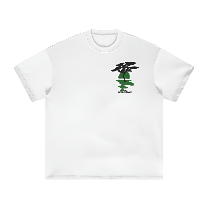Missing Peace T Shirt (WHITE & GREEN)