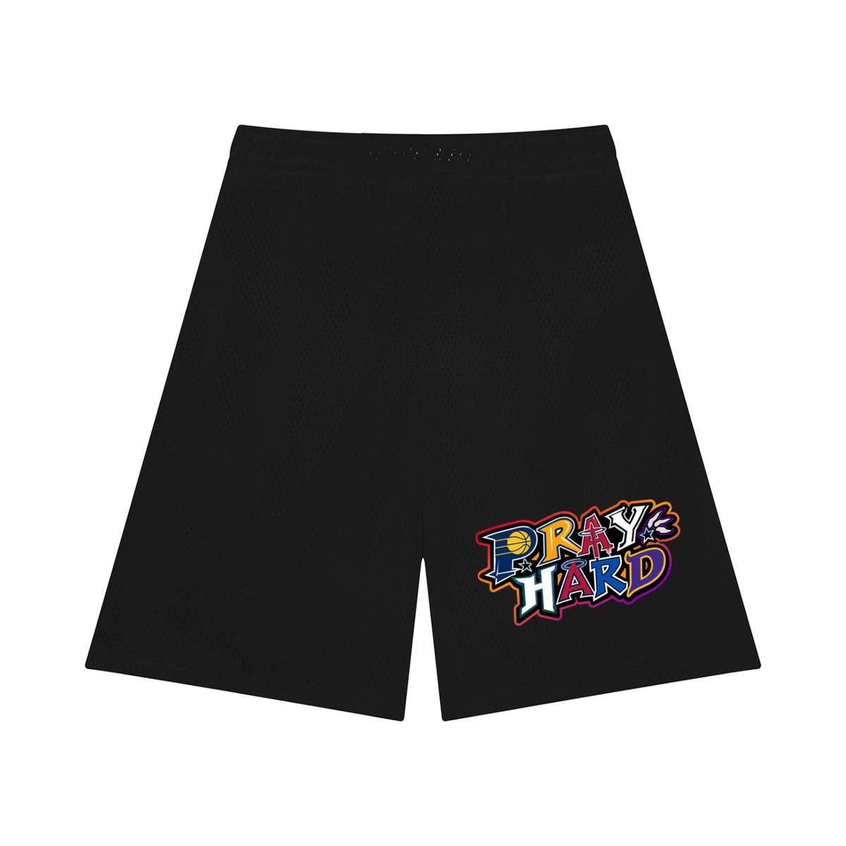 PRAY HARD BASKETBALL SHORTS