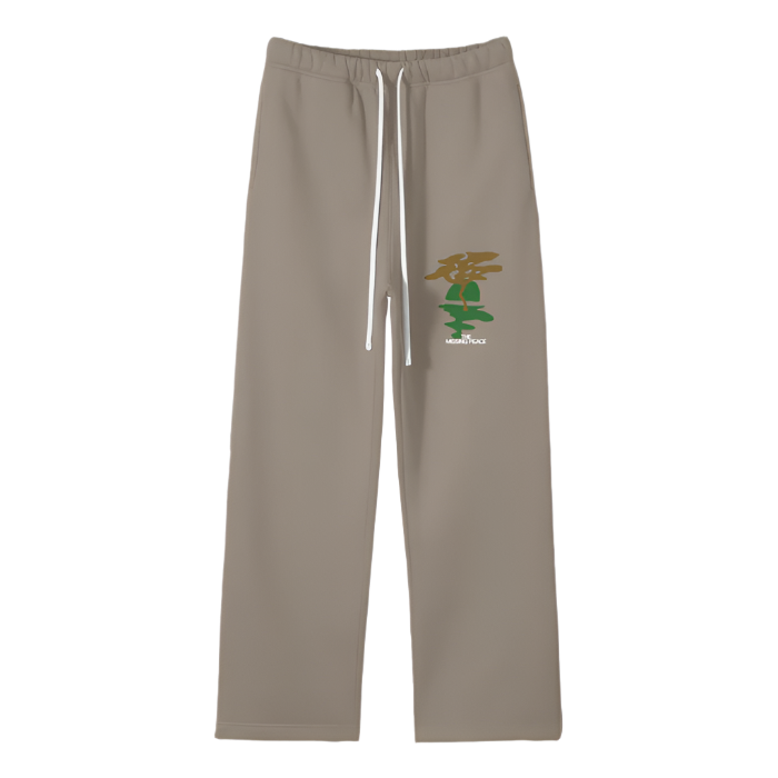 MISSING PEACE TRACKSUIT JOGGERS (COFFEE GREY)