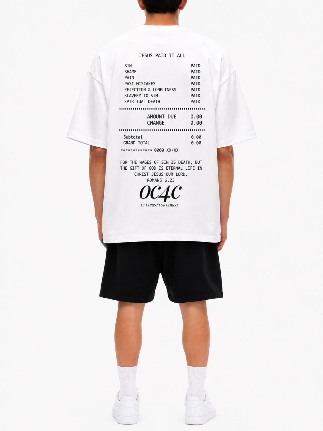 ‘LORD RECEIPT’ BOXY TEE