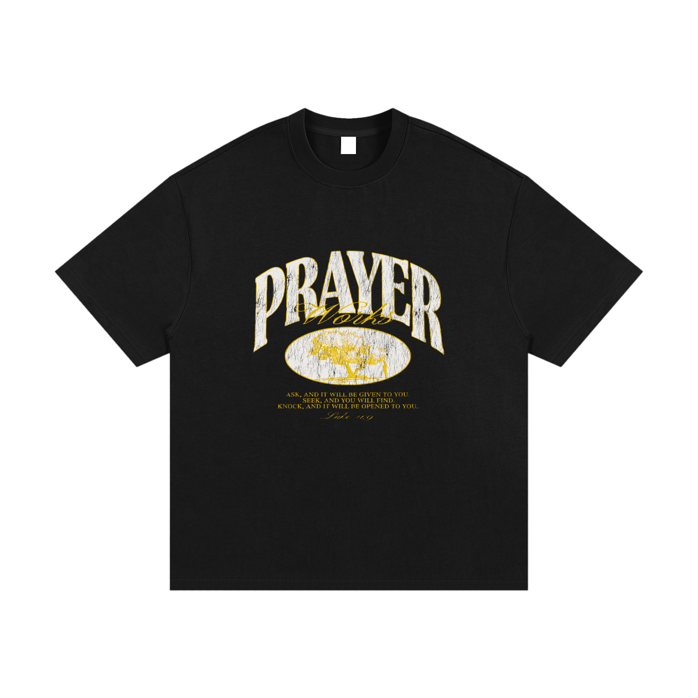 PRAYER WORKS HEAVYWEIGHT T SHIRT (HONEY)