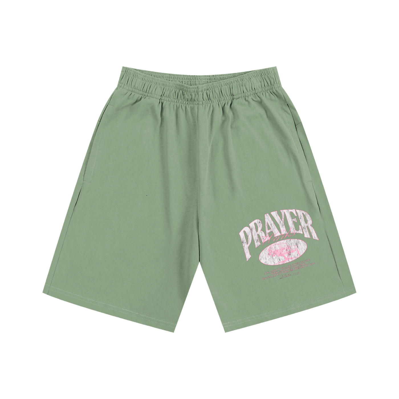 PRAYER WORKS HEAVYWEIGHT SHORTS (PINKY)