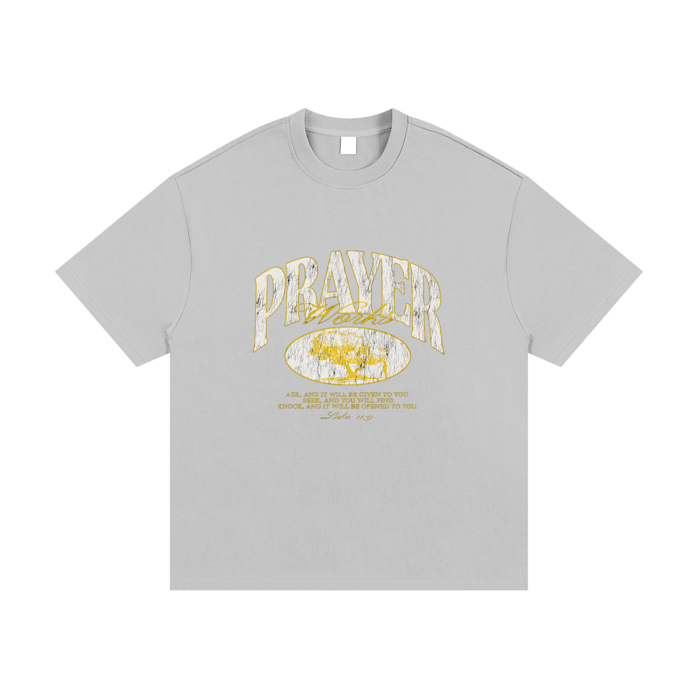 PRAYER WORKS HEAVYWEIGHT T SHIRT (HONEY)