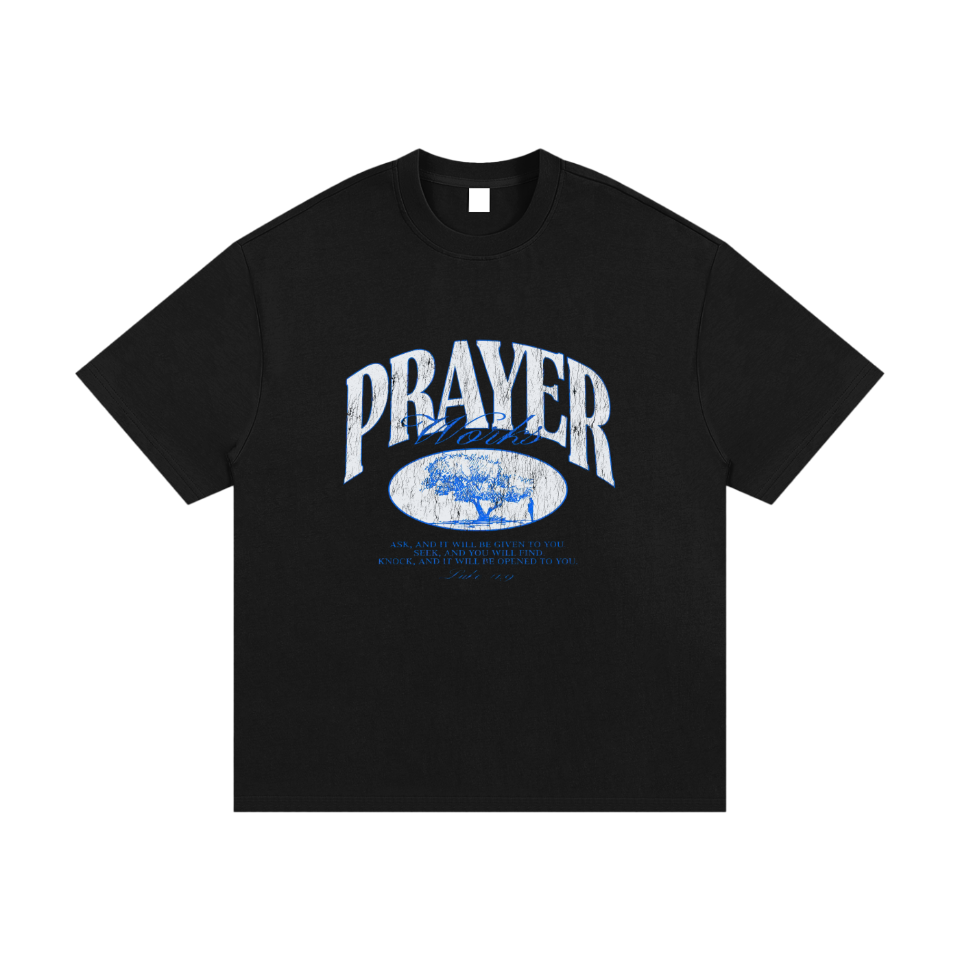PRAYER WORKS HEAVYWEIGHT T SHIRT (NIPSEY BLUE)