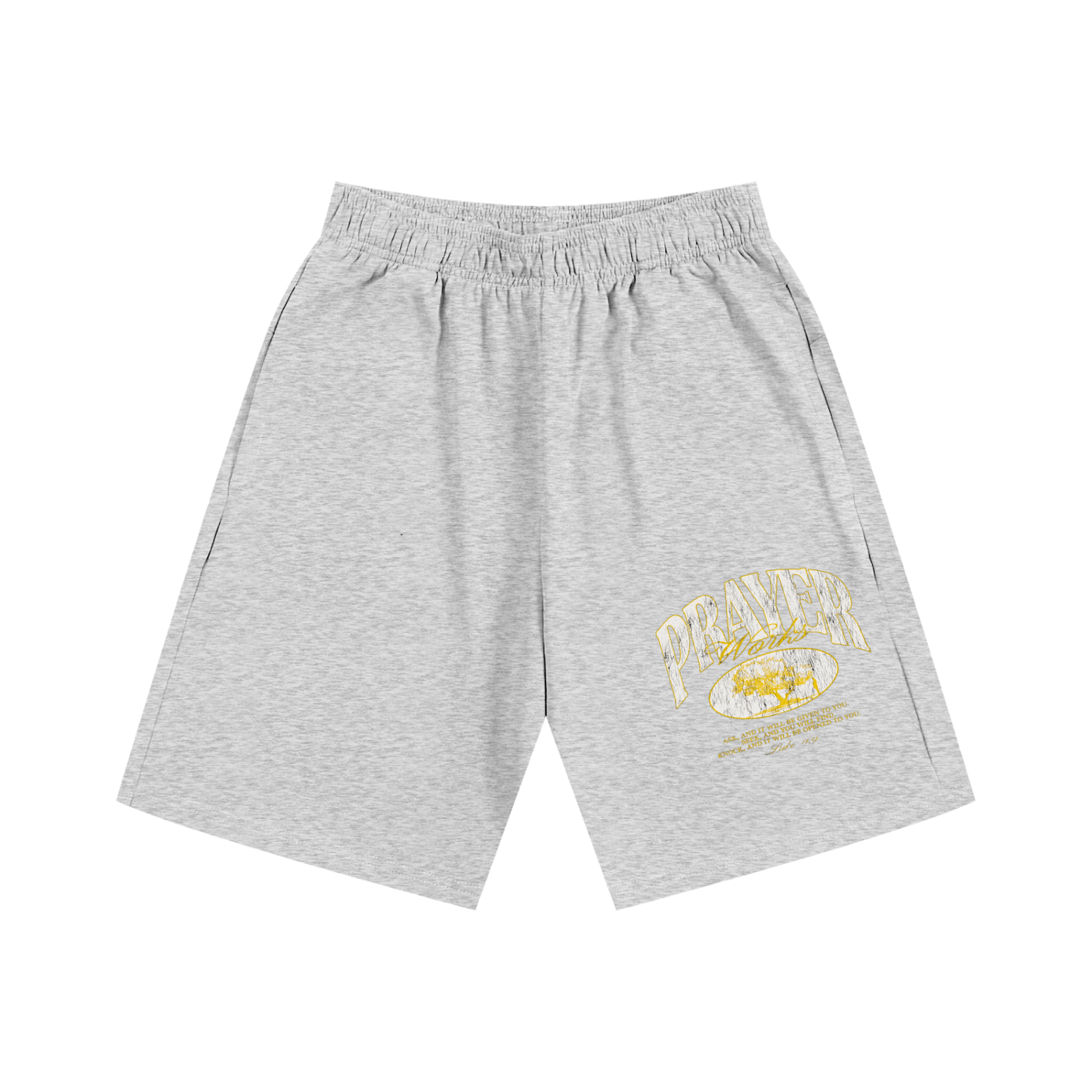 PRAYER WORKS HEAVYWEIGHT SHORTS (HONEY)