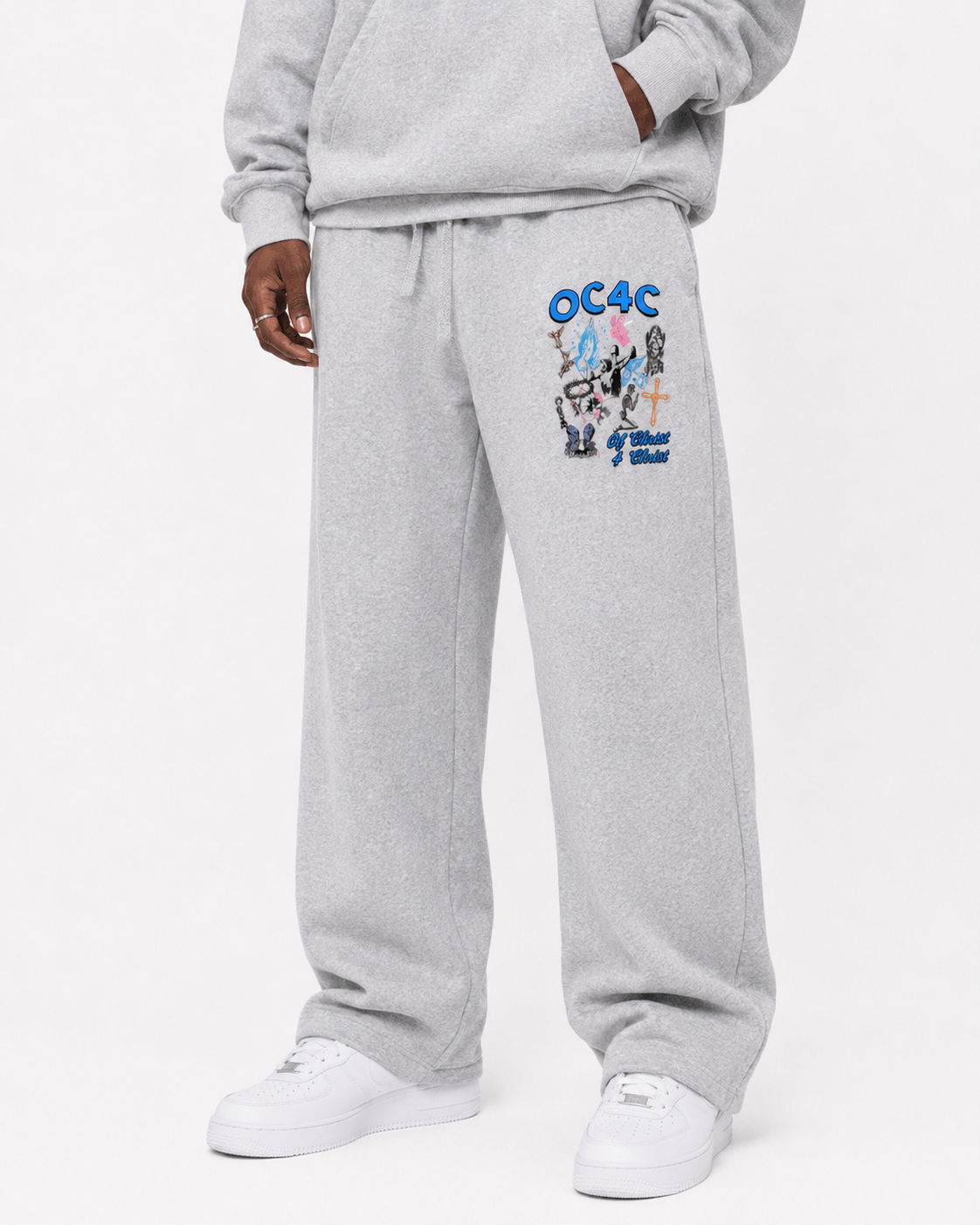 CHAIN BREAKER JOGGERS (GREY X BLUE)