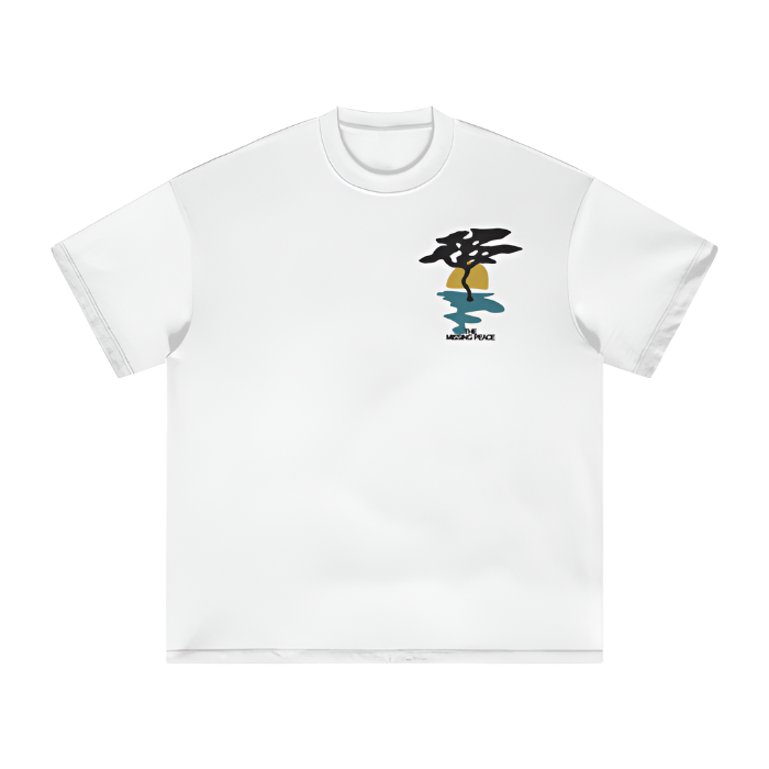 Missing Peace T Shirt (WHITE & BLUE)