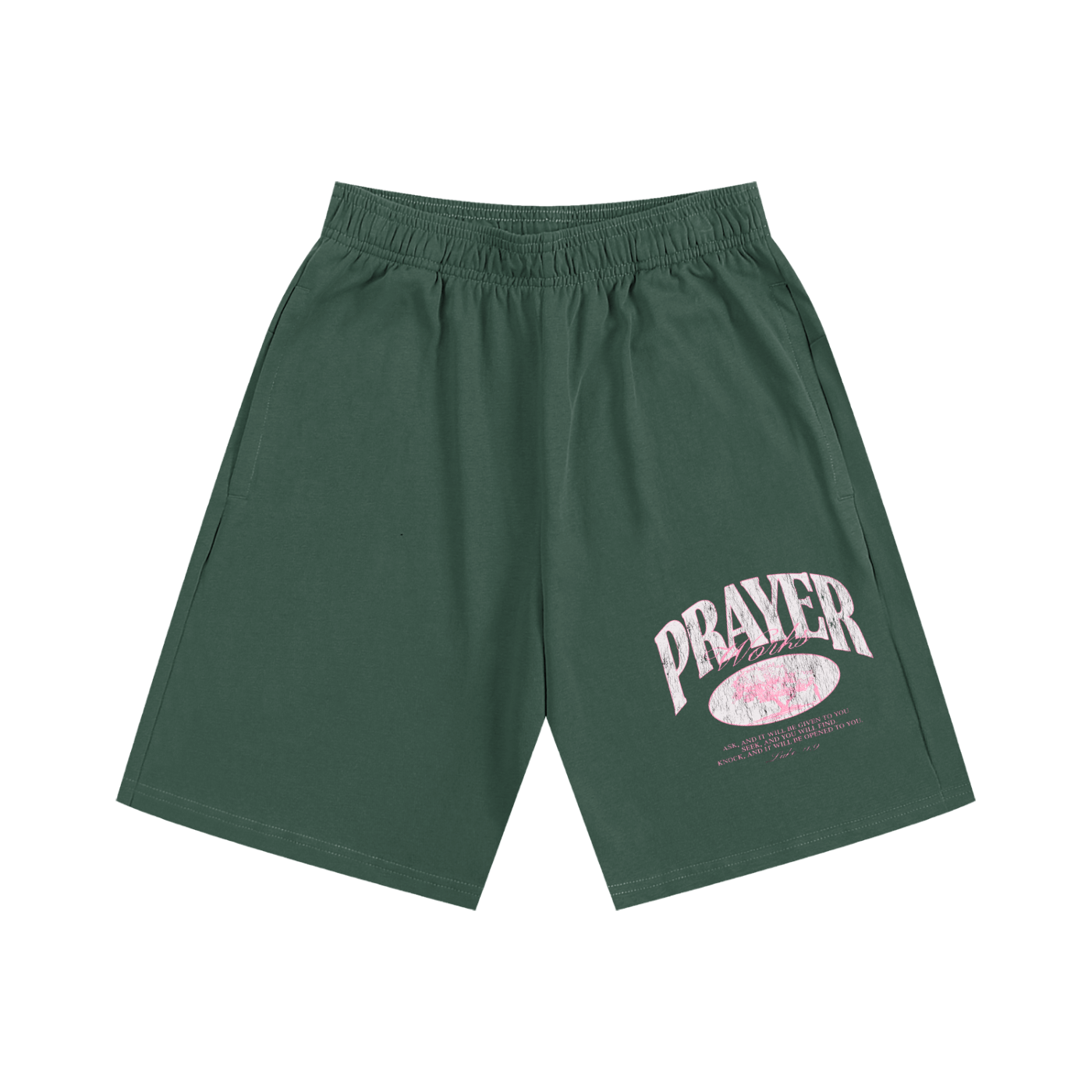 PRAYER WORKS HEAVYWEIGHT SHORTS (PINKY)