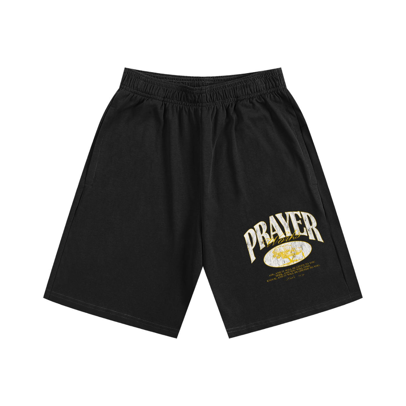 PRAYER WORKS HEAVYWEIGHT SHORTS (HONEY)